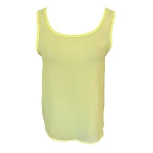 usa made sheer lightweight delia’s y2k vintage open back cropped tank women’s xs